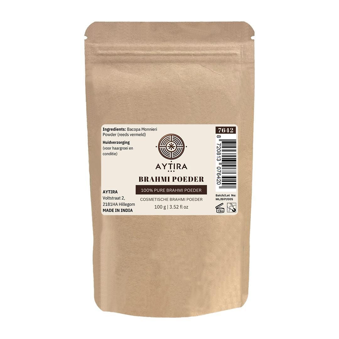 Aytira Brahmi poeder 100 g – 100% Bacopa monnieri voor haarverzorging – foto 2