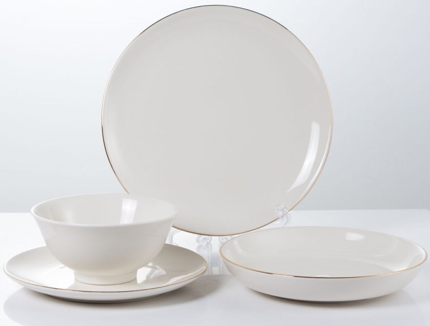 Service de table 24 pièces 6 personnes - Bright White
