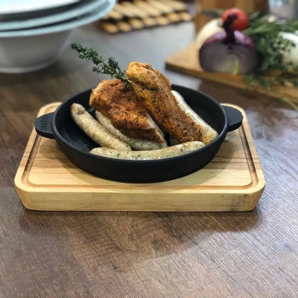 Brizoll Gietijzeren Serveerpan - gratinschaal op plank