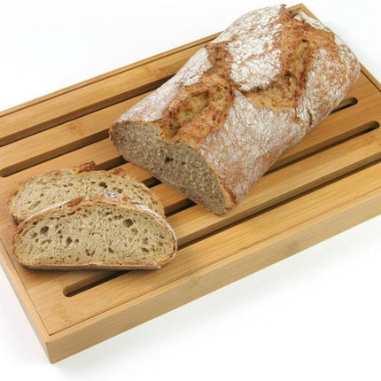 Brood snijplank - bamboe - kruimelbak - 37x23,5x3cm