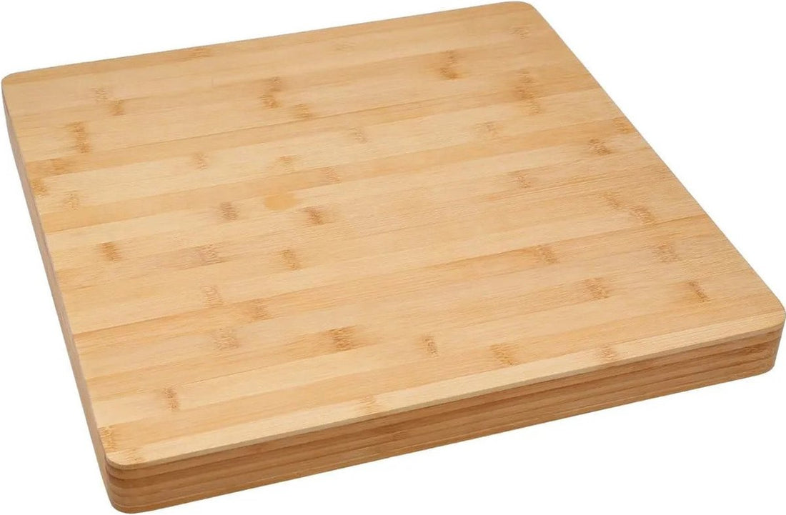 5Five bamboe snijplank vierkant – broodplank en serveerplank, 37 x 37 cm
