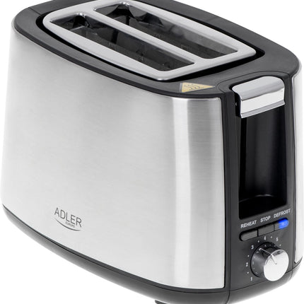 Broodrooster - 900W - RVS