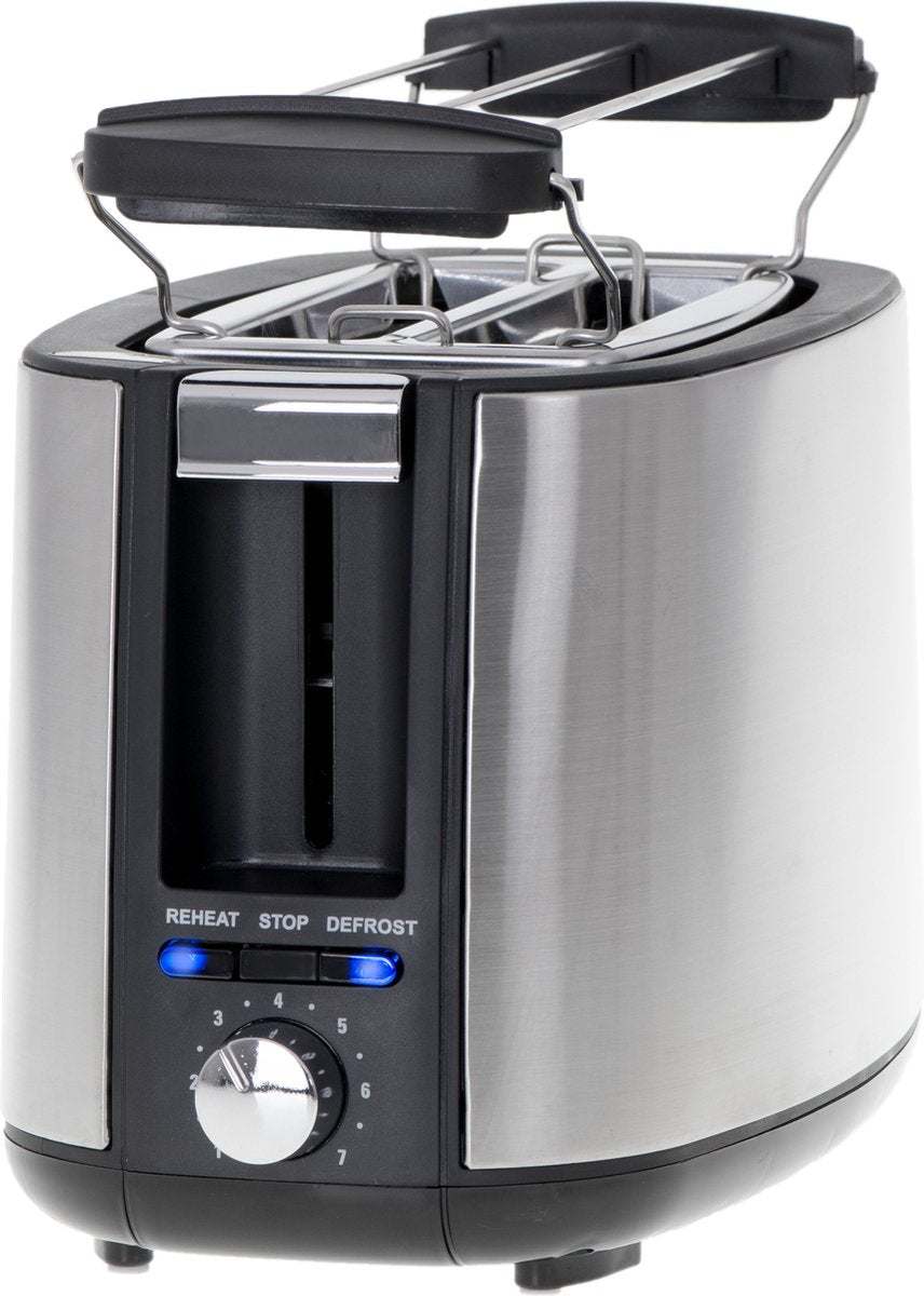 Grille-pain - 900W - Acier inoxydable