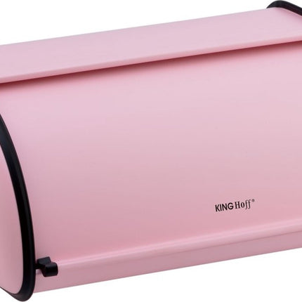 Broodtrommel - RVS - Roze - Retro - 36x24x15 cm