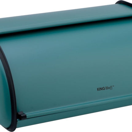 Broodtrommel - RVS - Groen - Retro - 36x24x15 cm