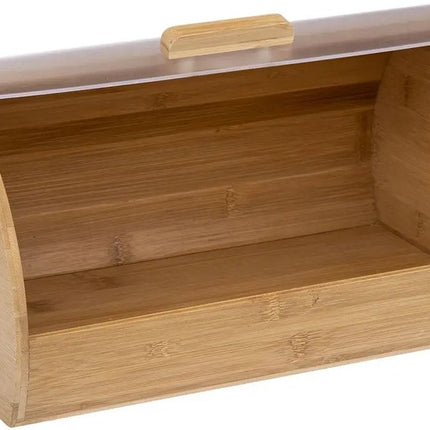 Broodtrommel met afsluitbare klep 38 x 28 x 18 cm - Bamboe