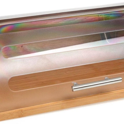 Broodtrommel bamboe met deksel - 39 x 28,5 x 14,5 cm