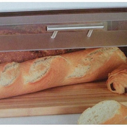 Broodtrommel bamboe met deksel - 39 x 28,5 x 14,5 cm