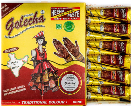 Golecha Henné Cône Marron