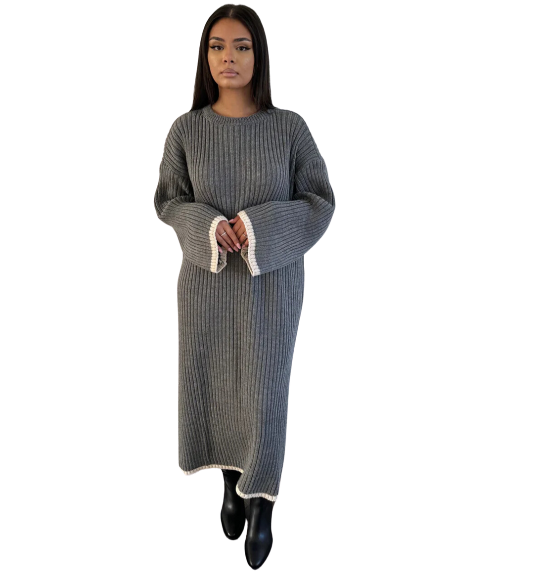 Robe côtelée