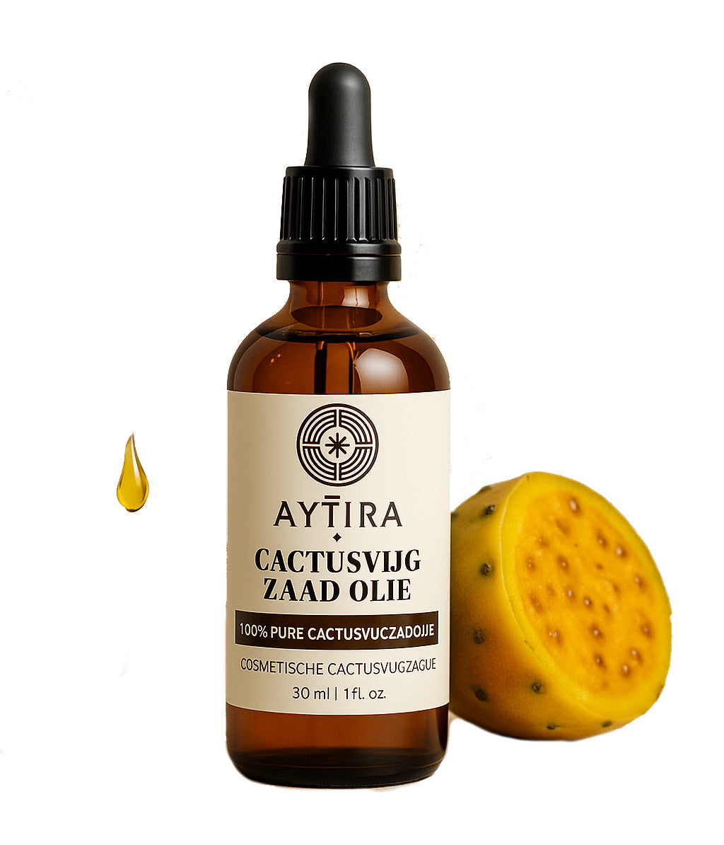 AYTIRA cactusvijgzaadolie (cactuszaadolie) – biologisch en koudgeperst, 30 ml