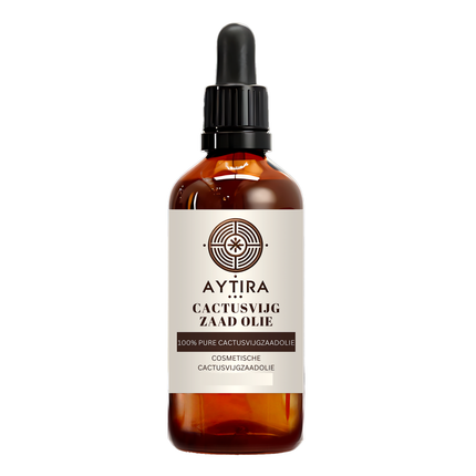 AYTIRA Cactusvijgzaadolie – 100% puur, biologisch & koudgeperst | Luxe anti-aging huidverzorging