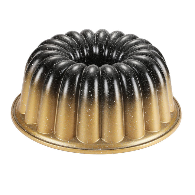 Pro Cast Original Bundt bakvorm - Taartvorm met Anti-aanbak Laag - 24 cm - Goud