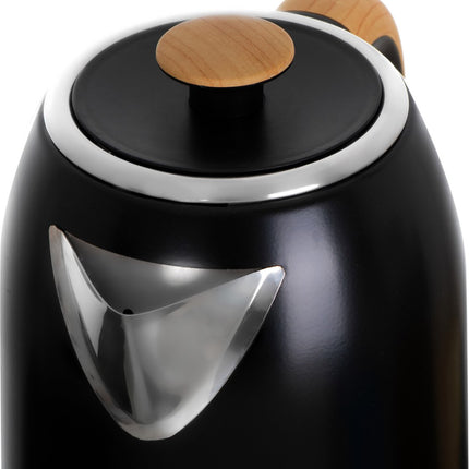 Stalen waterkoker - 1.7 liter - Strix - zwart