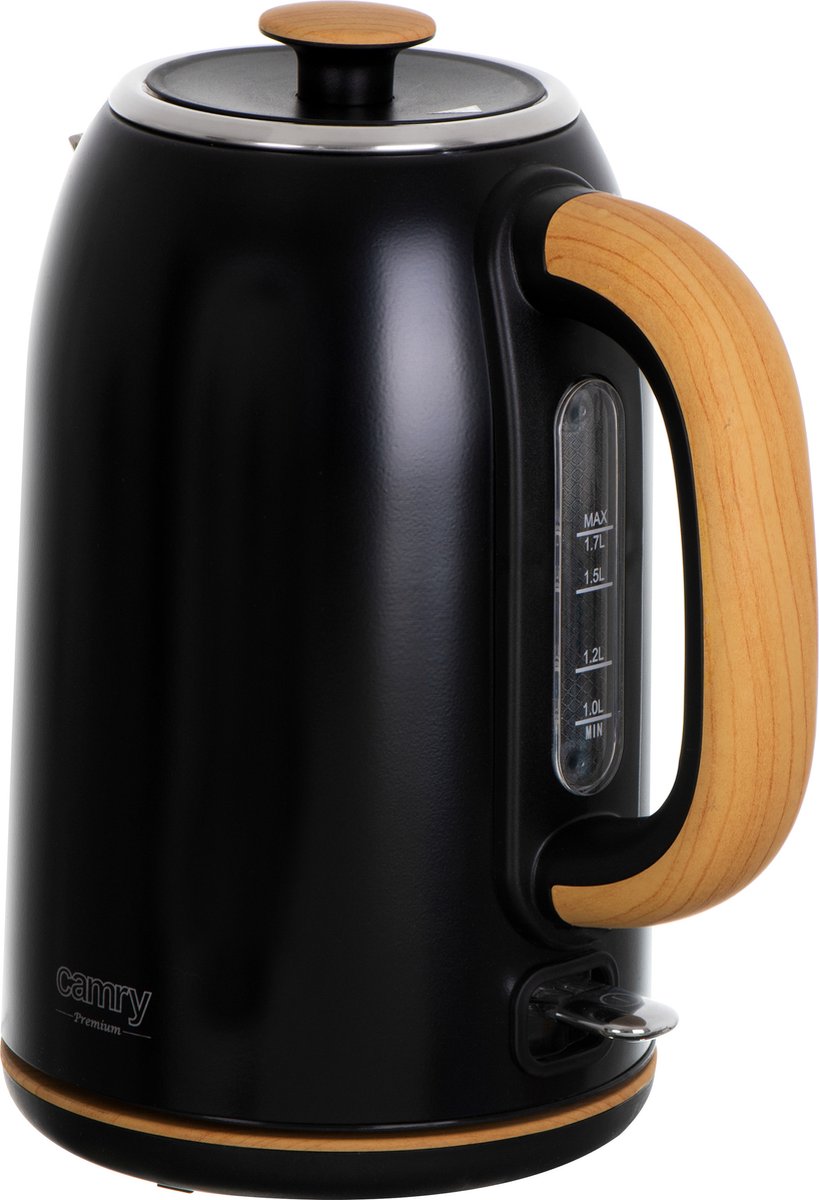 Steel kettle - 1.7 liters - Strix - black