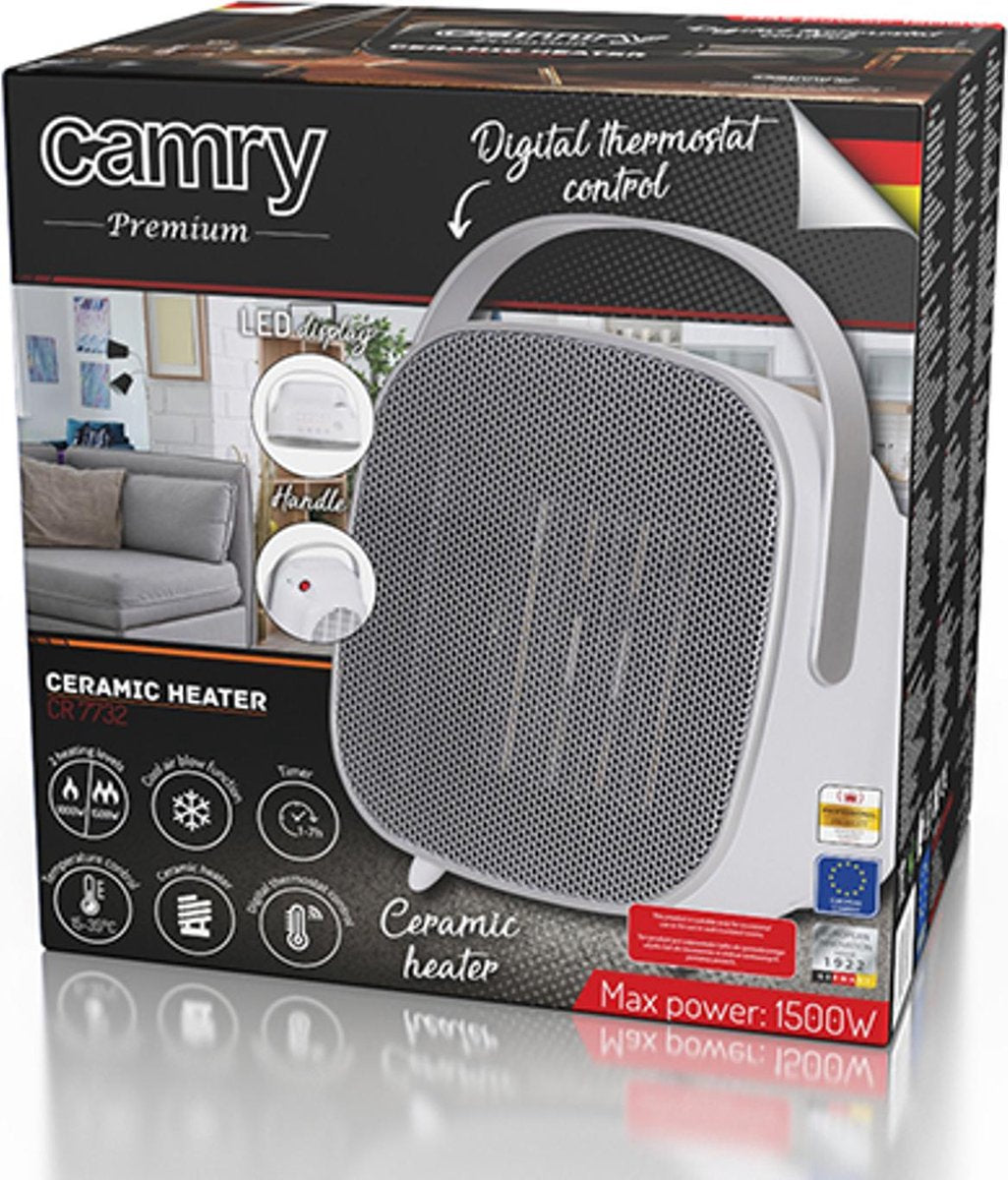 Camry CR 7732 - Ceramic heater with LED