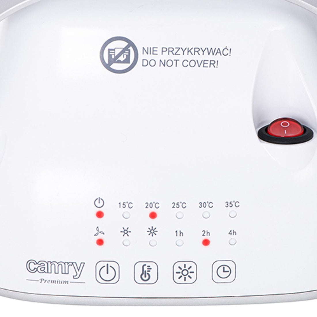Camry CR 7732 - Ceramic heater with LED
