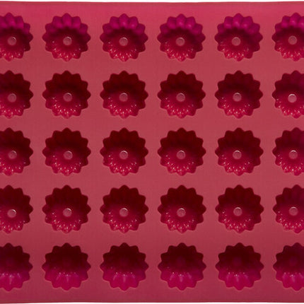 Cannelés bakvorm siliconen 30,6 x 23,2 x 4cm | 30 Vormen