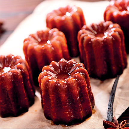Cannelés bakvorm siliconen 30,6 x 23,2 x 4cm | 30 Vormen