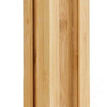Koffie cup/capsule houder/dispenser - bamboe hout - voor 20 cups - D11 x H30 cm - Geschikt voor Dulce Custo cups