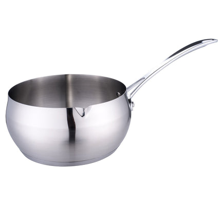 Set Met 5 Steelpotten 12/14/16/18/20 Cm Hoogwaardig Roestvrij Staal