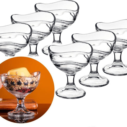 IJcoupes/IJsjes/Dessert serveer schaaltjes - set 6x stuks 180 ml