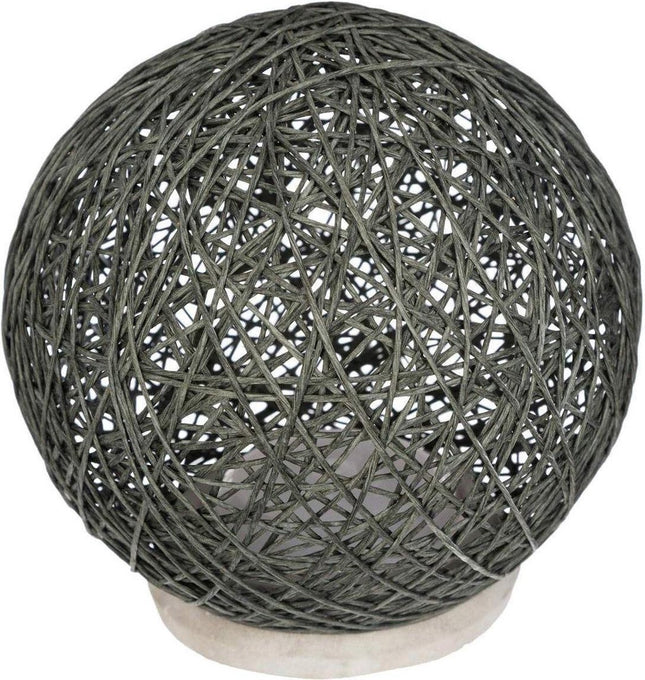 Tafellamp - ⌀ 18,5 cm - Donkergroen - Cement Voet