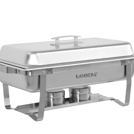 Chafing dish 9 L - voedsel verwamer - warmhouden - met deksel - buffetwarmer