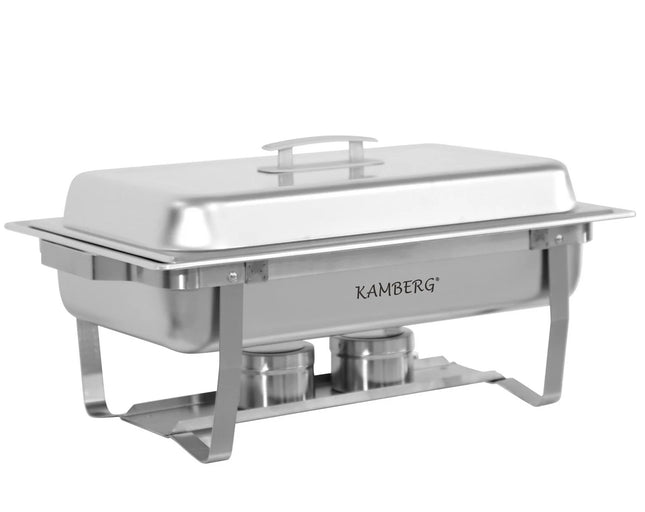 Chafing dish 9 L - voedsel verwamer - warmhouden - met deksel - buffetwarmer