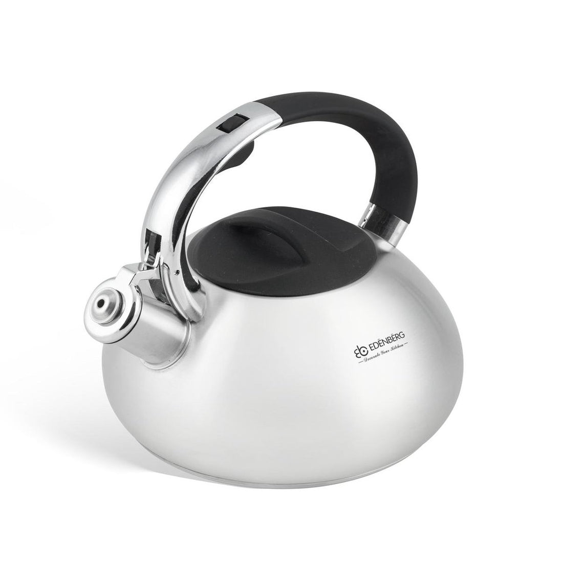 Edënbërg Classic Line - Bouilloire Sifflante de Luxe - Inox - 2.5 L
