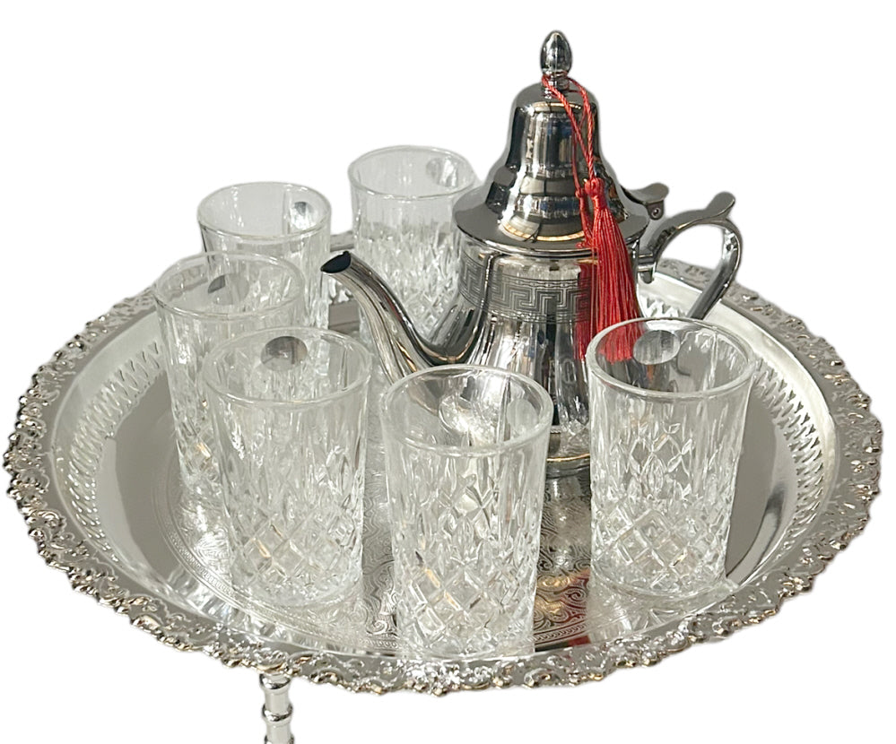 Luxury Moroccan tea set - Complete Moroccan tea service
