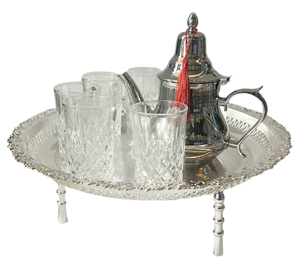 Luxury Moroccan tea set - Complete Moroccan tea service