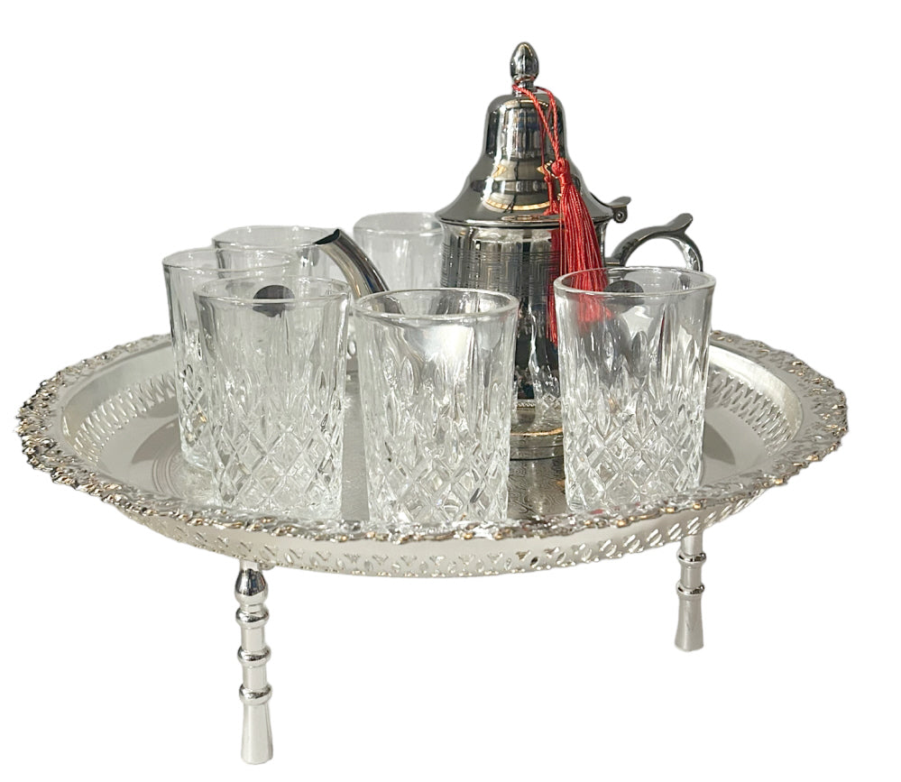 Luxury Moroccan tea set - Complete Moroccan tea service