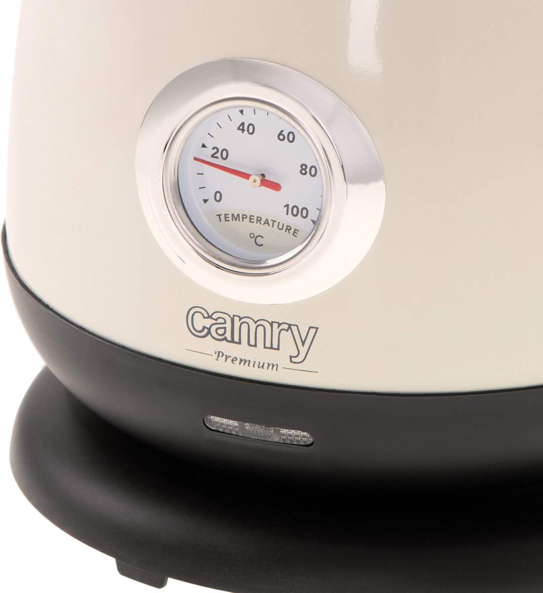 Camry CR 1344 - Electric kettle with thermometer - 1.7 liters - Cream