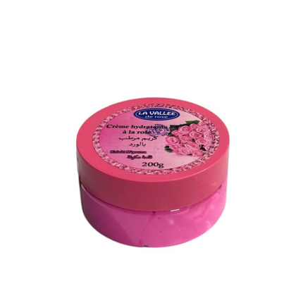 La Vallée Rozencrème – Intensief Hydraterende Crème met Rozenessence – 200g