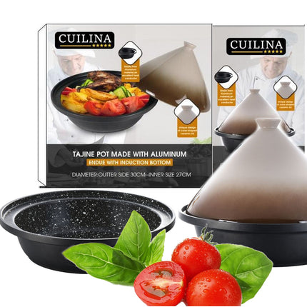 Tajine Ø 30 cm geschikt voor alle kookplaten, inclusief inductie