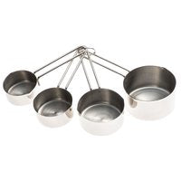 Kinghoff 4025 -Keukenmaatbeker - RVS - Set van 4 stuks - 60/80/125/250 ml