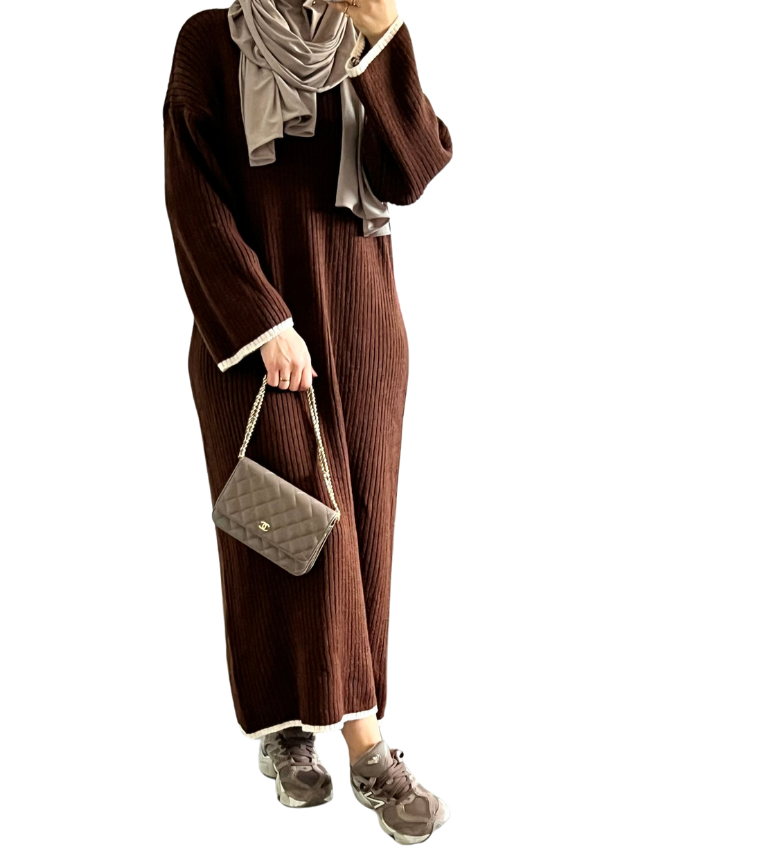 Robe côtelée