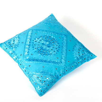 Oosters sierkussen aqua blue