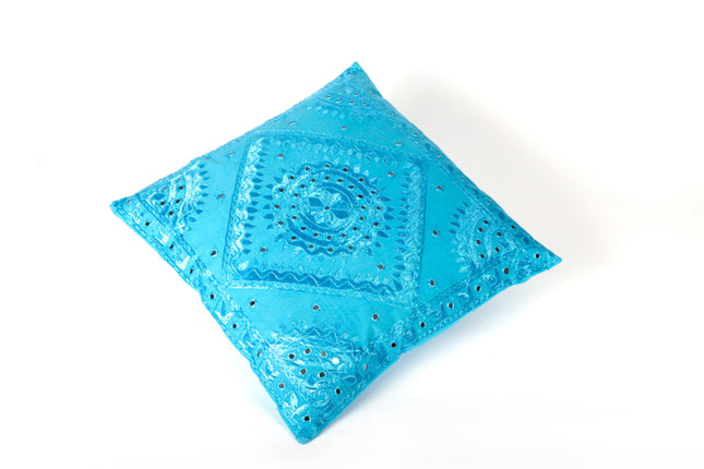 Oosters sierkussen aqua blue