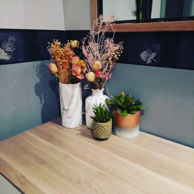 Deco Vaas Marble – marmerlook – H17,5