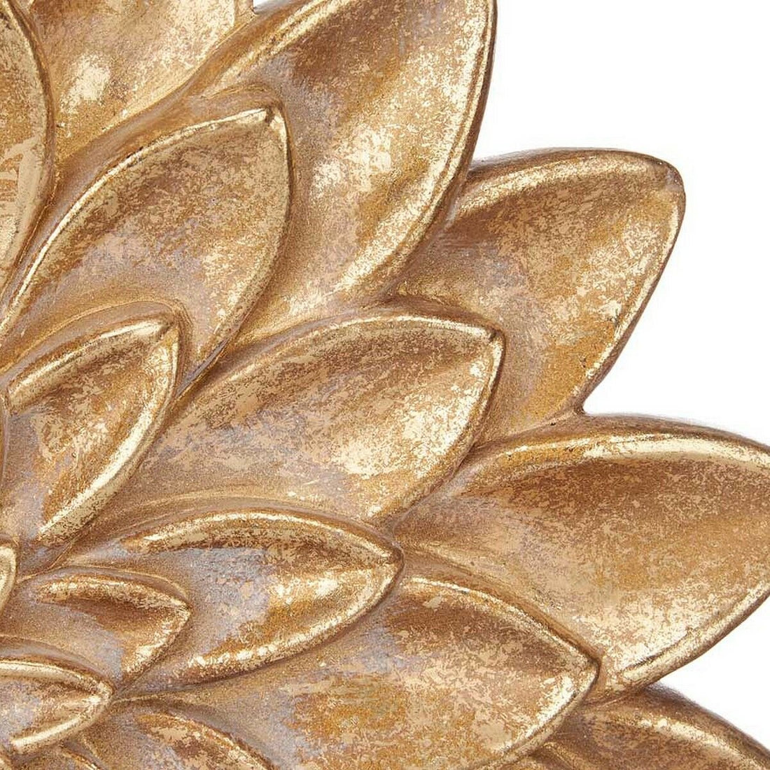 Decorative Flower Figurine Gold (29 x 39 x 10 cm)