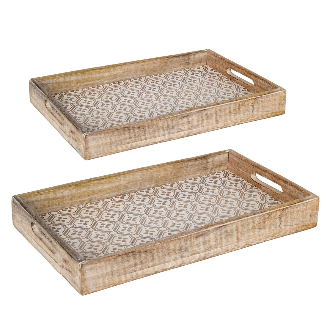 Dekorative Tabletts 2er-Set