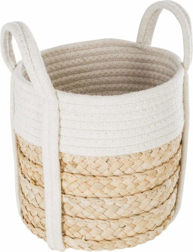 Decoratieve manden van riet, 4 maten