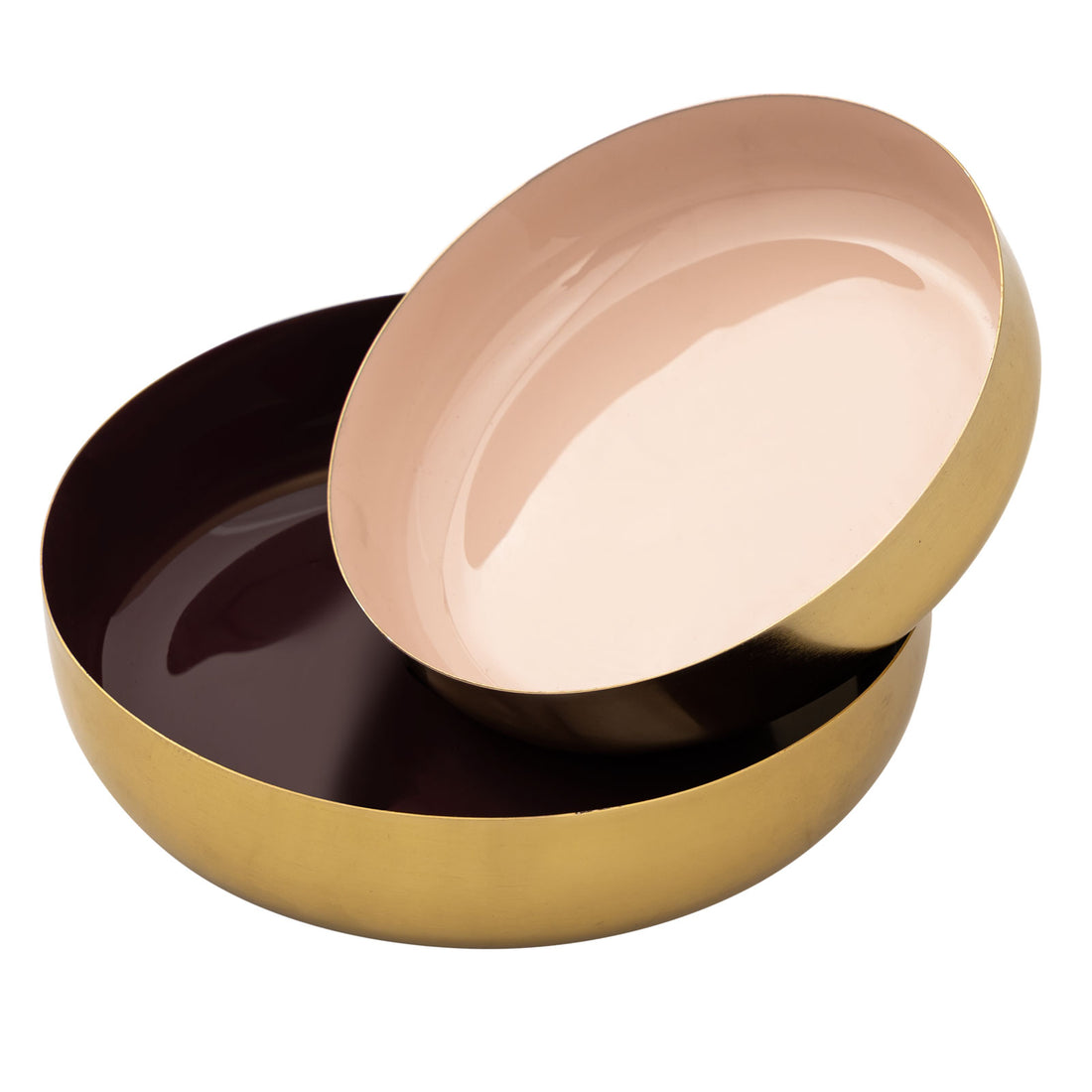Decorative bowl set of 2, ø 22/18 cm snack bowl