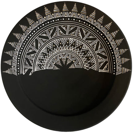 Handgemaakte aardewerk decoratieve schaal nas-nas