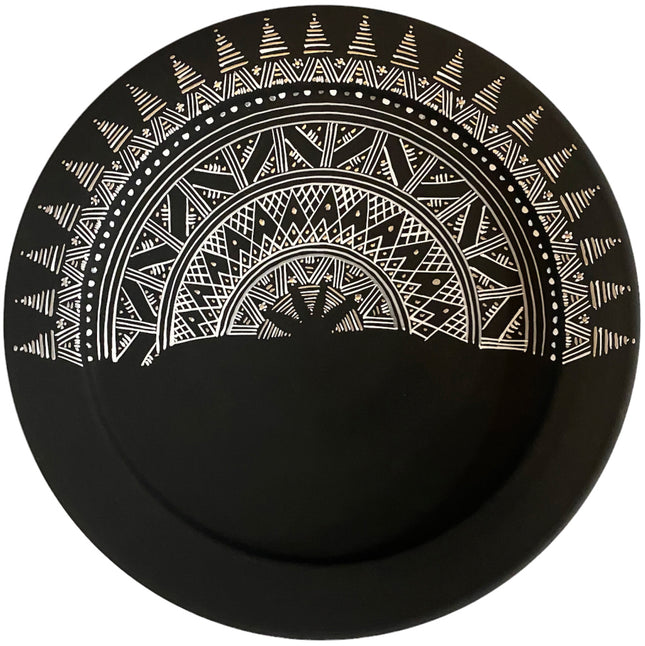 Handgemaakte aardewerk decoratieve schaal nas-nas