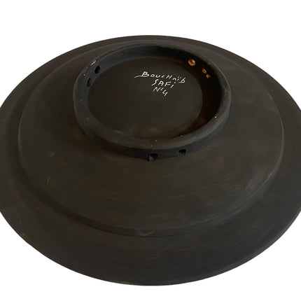 Handgemaakte aardewerk decoratieve schaal nas-nas