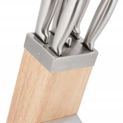 Kinghoff - 6 delige messenset - met houten blok