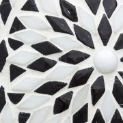 Mozaïek hang lamp zwart & wit